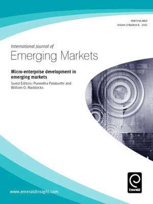 cover image of International Journal of Emerging Markets, Volume 1, Issue 4